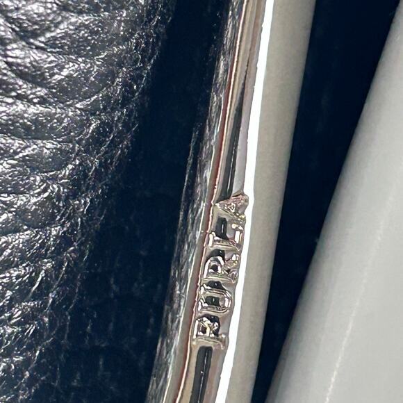 FURLA shoulder bag black baguette short top handle chrome hardware Lutetia‎ NWT - Picture 10 of 13